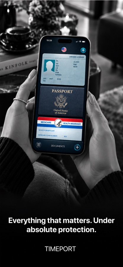 Timeport on iPhone