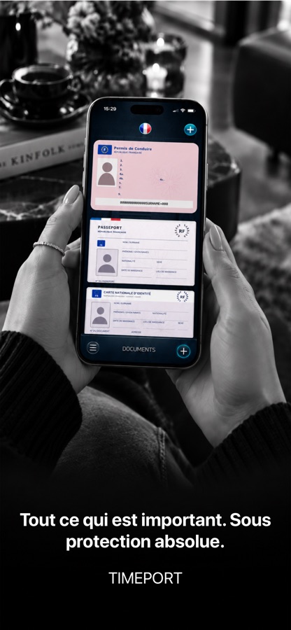 Timeport on iPhone